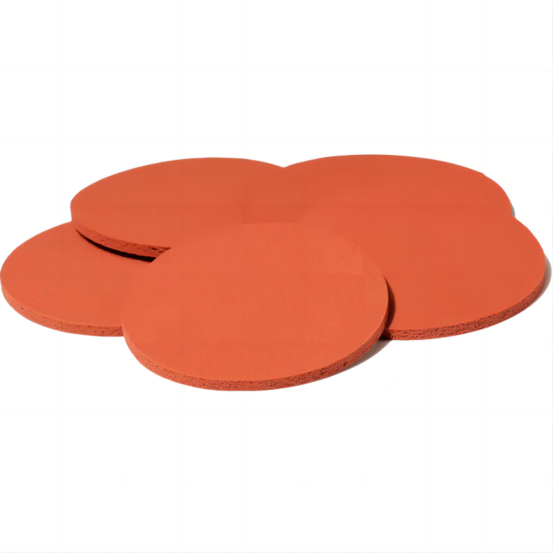 Red Flame Retardant silicone foam pad