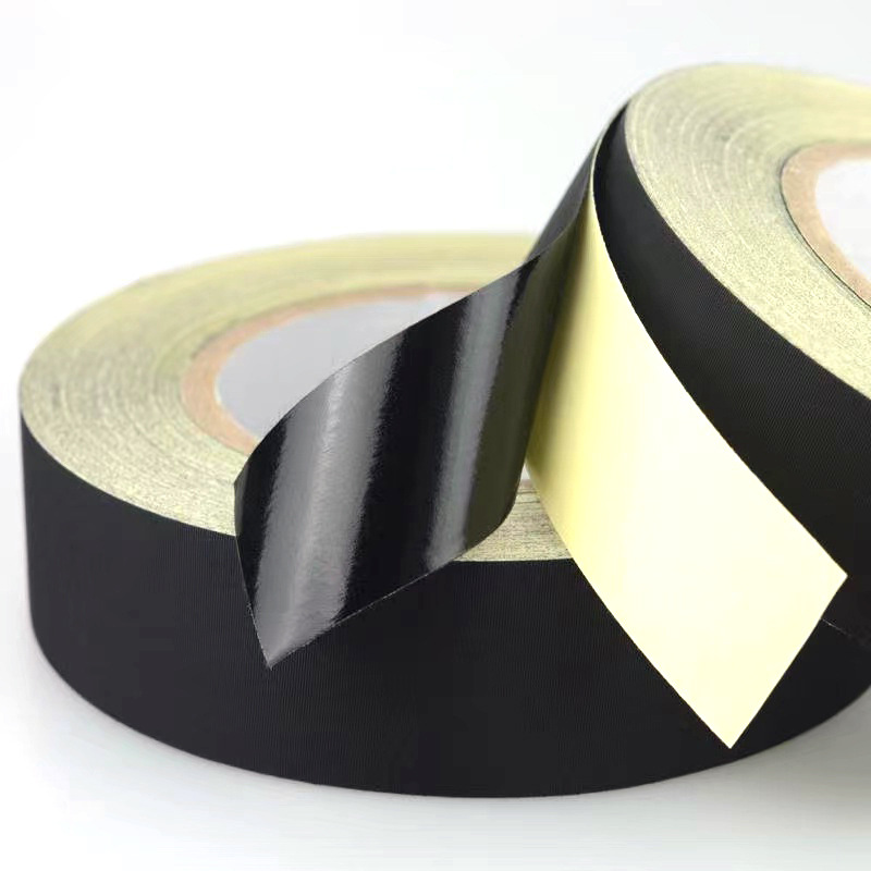 high temperature insulation fireproof tape black acetate cloth tape