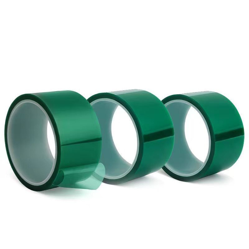 PET Green Polyester Tape with Silicone Adhesive for High Temperature Masking