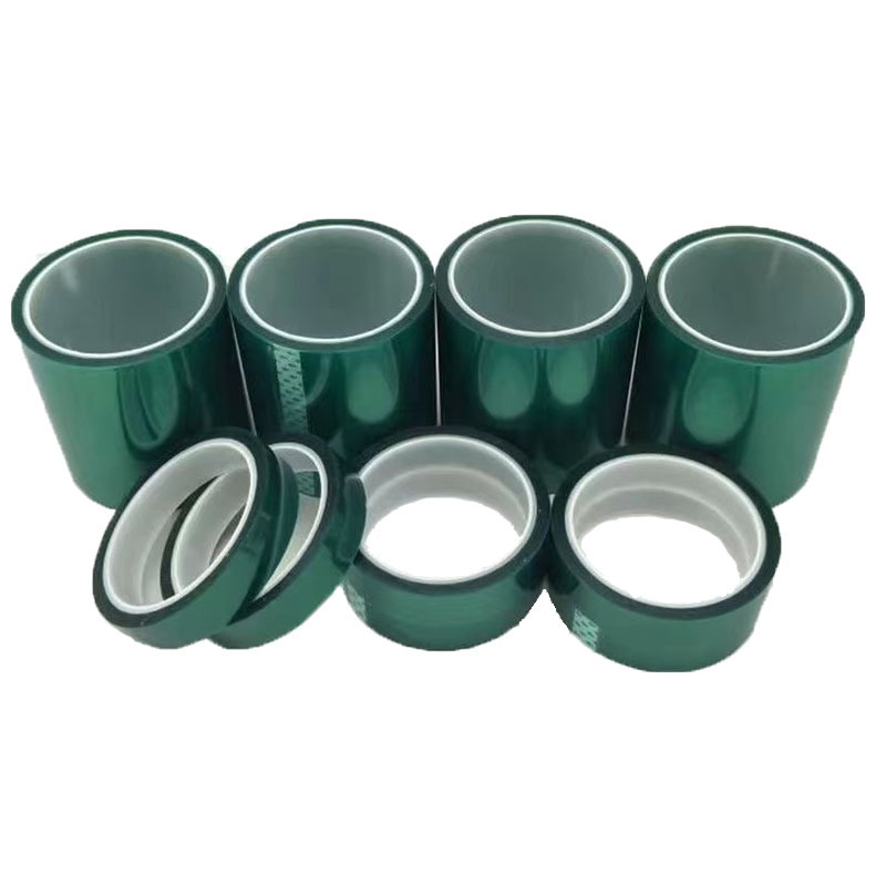 High Temperature Silicone Adhesive Green PET Polyester Tape For 3D Printing PCB Masking